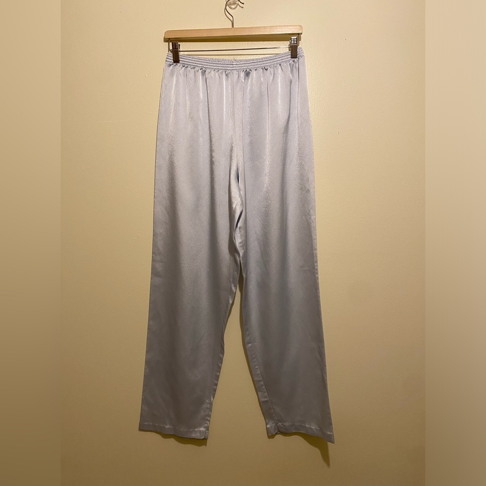 Christian Dior Vintyge Silky Gray Loungewear / Pajama Set Size M - Picture 5 of 15